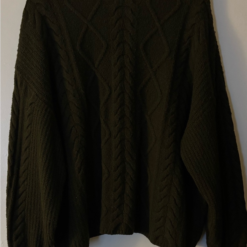 Old Navy Olive Green Knit Sweater